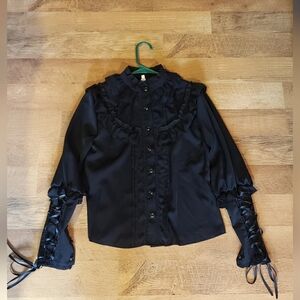 Gothic Lolita Blouse- Size S/M